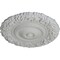 Ekena Millwork Marseille Ceiling Medallion (Fits Canopies up to 7 3/8"), Hand-Painted Frost, 21"OD x 2"P CM21MAFRF - alternate 4